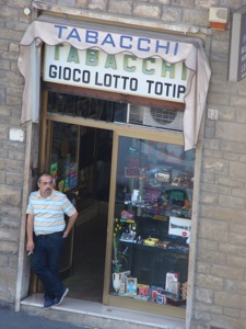 tobacco shop, Florence, Italy