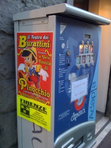 condom dispenser, Florence